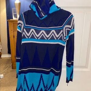 Cardigan with Aztec Design